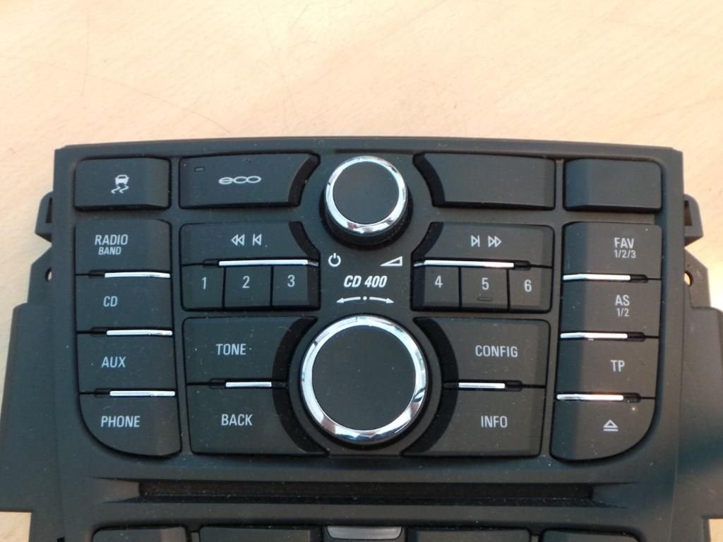 OPEL ASTRA RADIO 13346050 2011, Auto-onderdelen, Ophalen of Verzenden, Gebruikt, ARN erkend