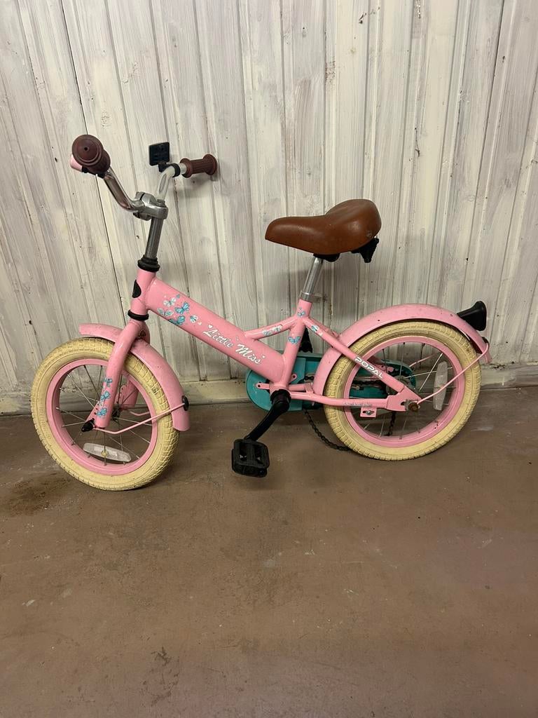 Meisjesfiets, Fietsen en Brommers, Fietsen | Kinderfietsjes, Ophalen, Gebruikt, Terugtraprem, 16 tot 20 inch