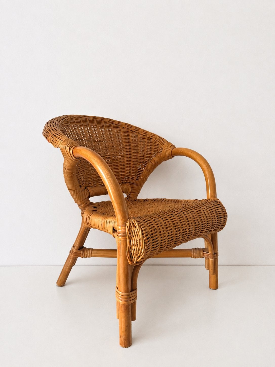 Chaise pour enfant en rotin beige Maisons du Monde, Enlèvement, Utilisé