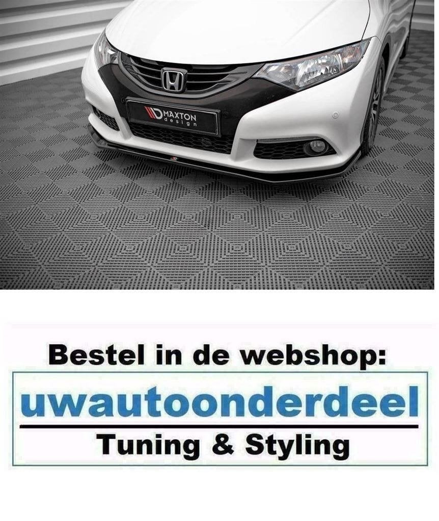 Maxton Design Spoiler Lip Splitter Voor Honda Civic MK9, Verzenden