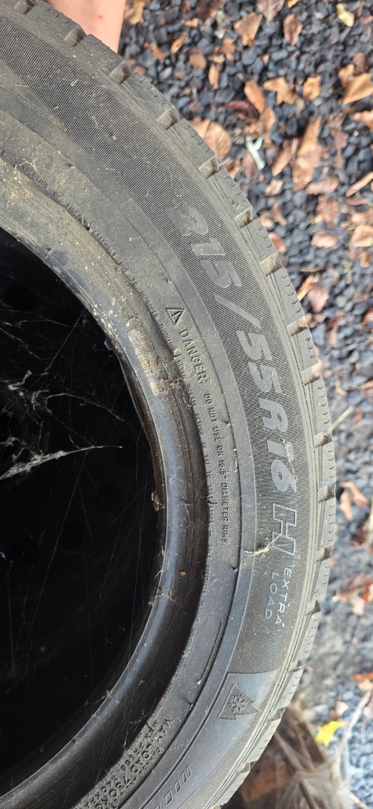 pneus hiver 215/55r16, Enlèvement, Comme neuf