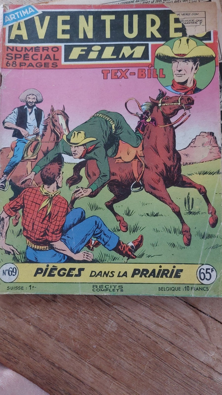 Bandes dessinées Aventures Film Tex-Bill, Enlèvement ou Envoi