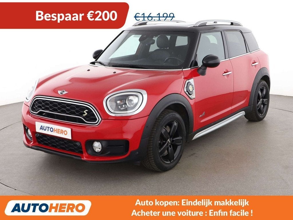 MINI Cooper SE Countryman Cooper S E Hybrid ALL4 (bj 2018), Auto's, Mini, Automaat, Gebruikt, Zwart, Countryman