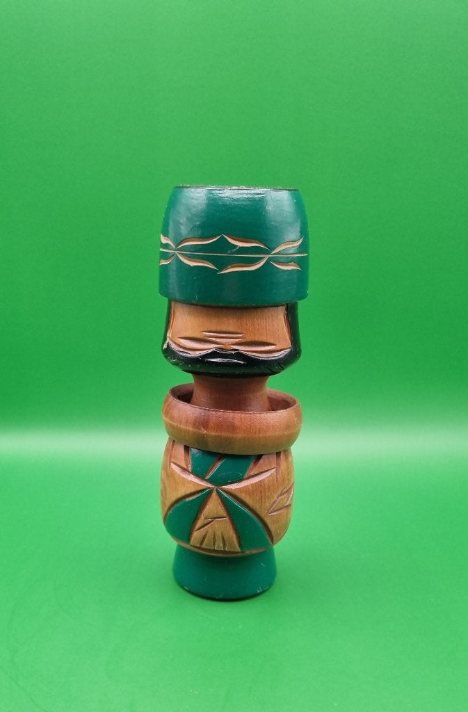 Belle poupée japonaise Ainu Nipopo, Enlèvement ou Envoi, Japon, Bois, 15 cm