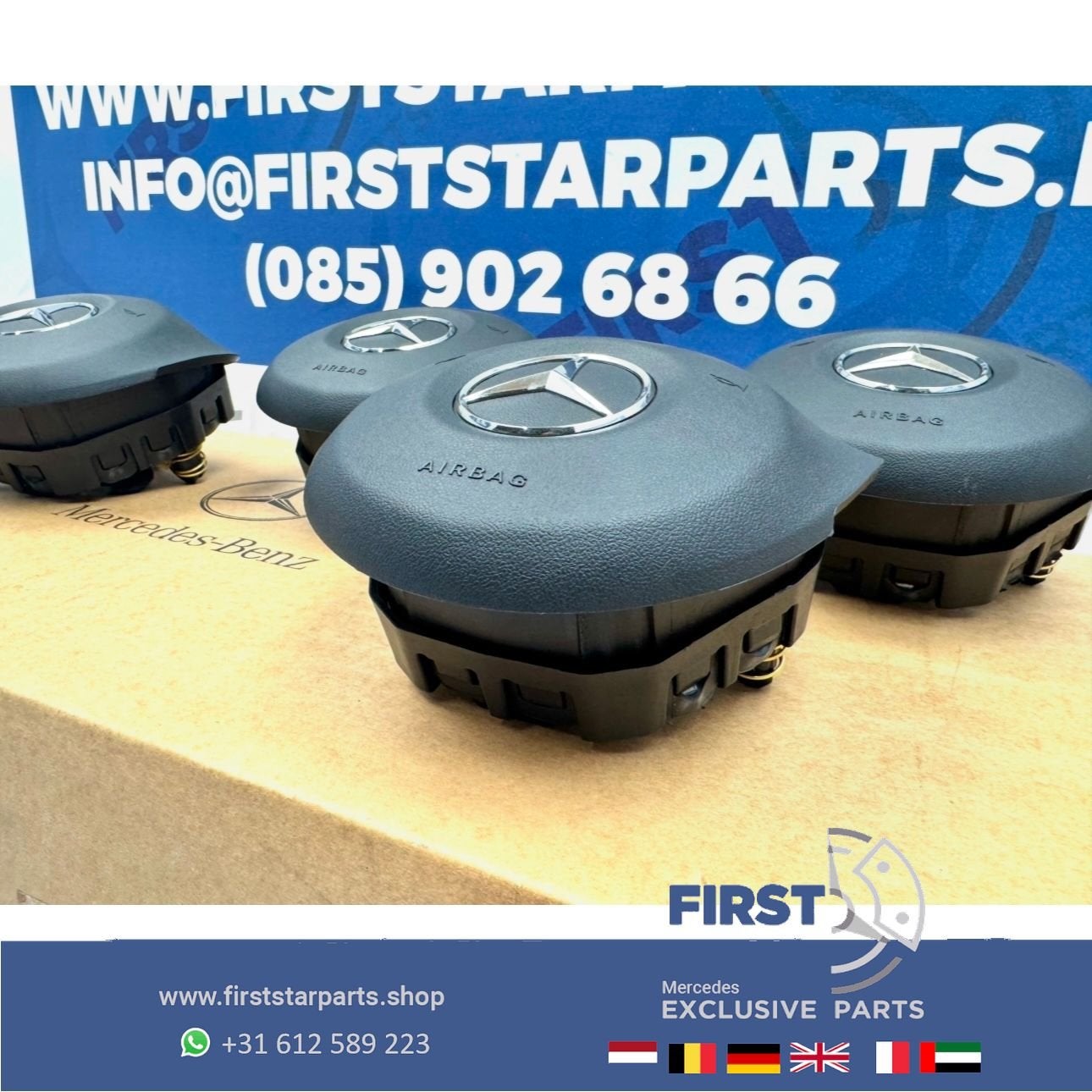 W461 AMG STUURAIRBAG Mercedes G KLASSE ORIGINEEL 2016-2019 S, Utilisé, -, -, Enlèvement ou Envoi