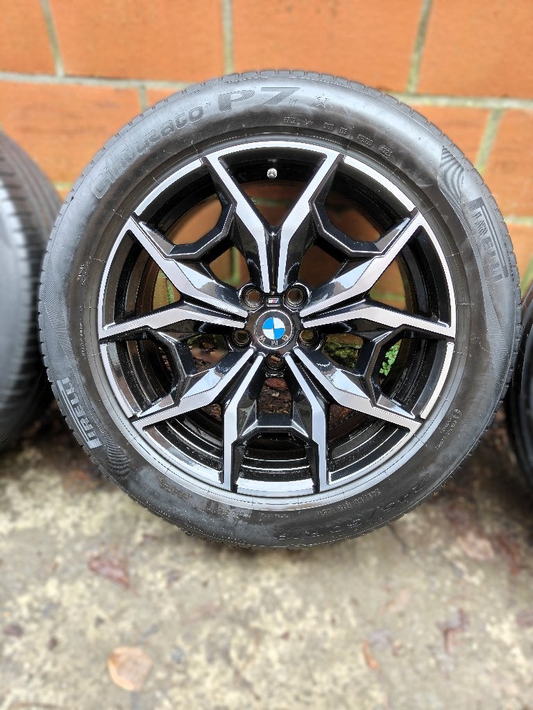 Jantes original BMW  M 19 pouce X3 IX3 X4, Autos : Pièces & Accessoires, Pneus et Jantes, 245 mm, Véhicule de tourisme, Pneus été