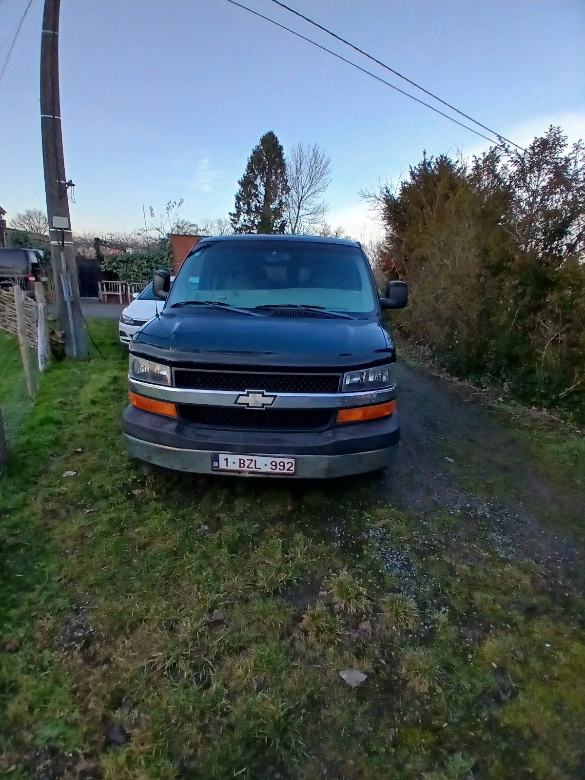 Chevy van groen metallic, Autos, Chevrolet, Chevy Van, Attache-remorque, LPG, Euro 3, 6 portes, Automatique, Vert, Beige, Cuir