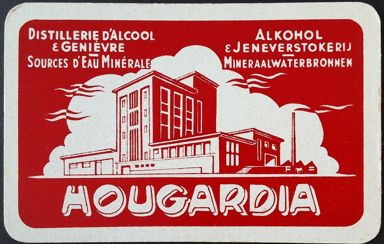1 Speelkaart  Hougardia, Verzamelen, Ophalen of Verzenden