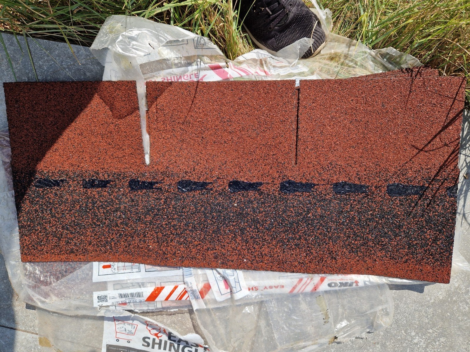 restant shingles, Ophalen, Zo goed als nieuw
