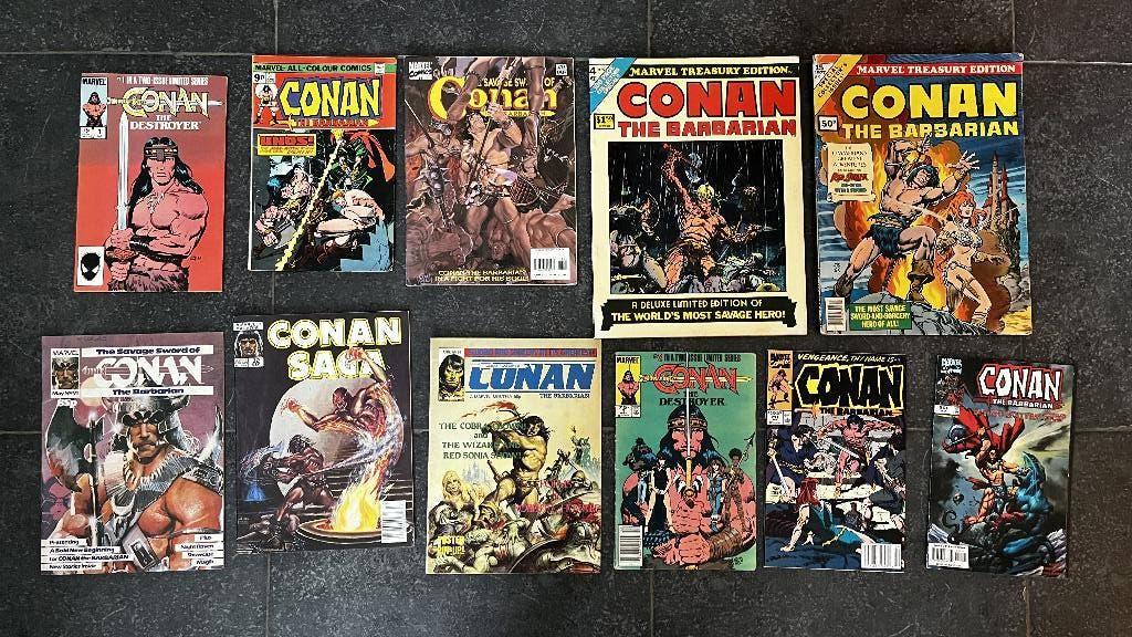Conan - 11 comics, Meerdere comics, Ophalen of Verzenden, Gelezen