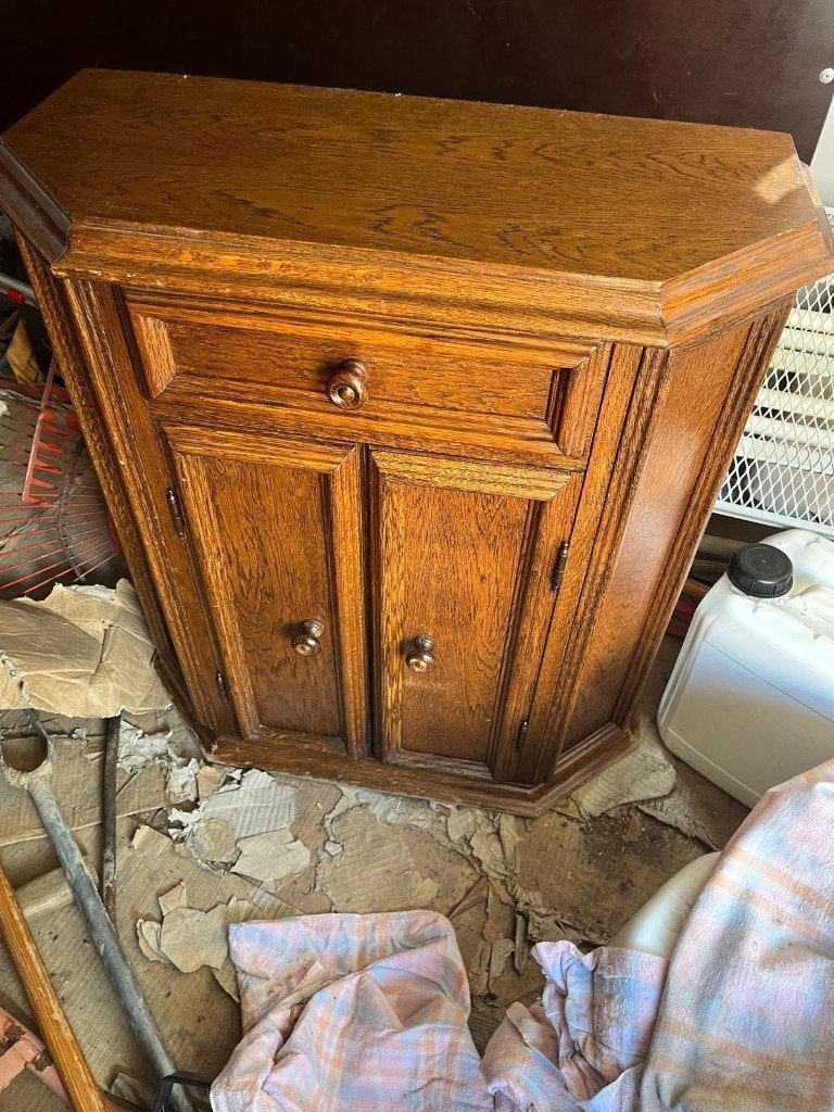 Houten kastje, Antiek en Kunst, Ophalen