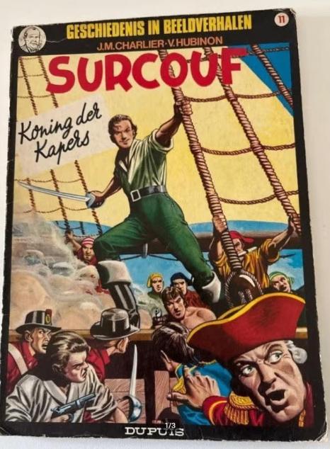 Strip Surcouf Koning der Kapers, Enlèvement ou Envoi, Utilisé