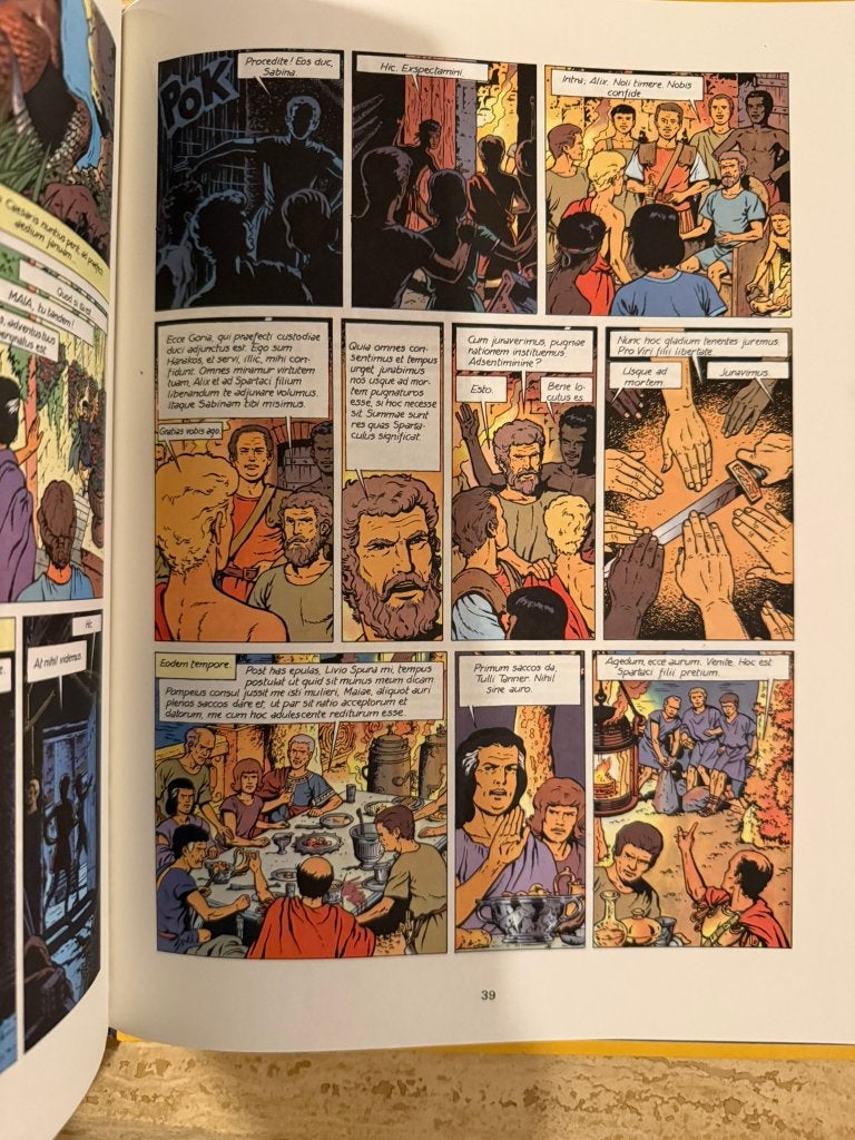 Spartacus Filius, In Latinum converterunt .. - J Martin, Livres, Enlèvement ou Envoi, Une BD, Jacques Martin, Utilisé