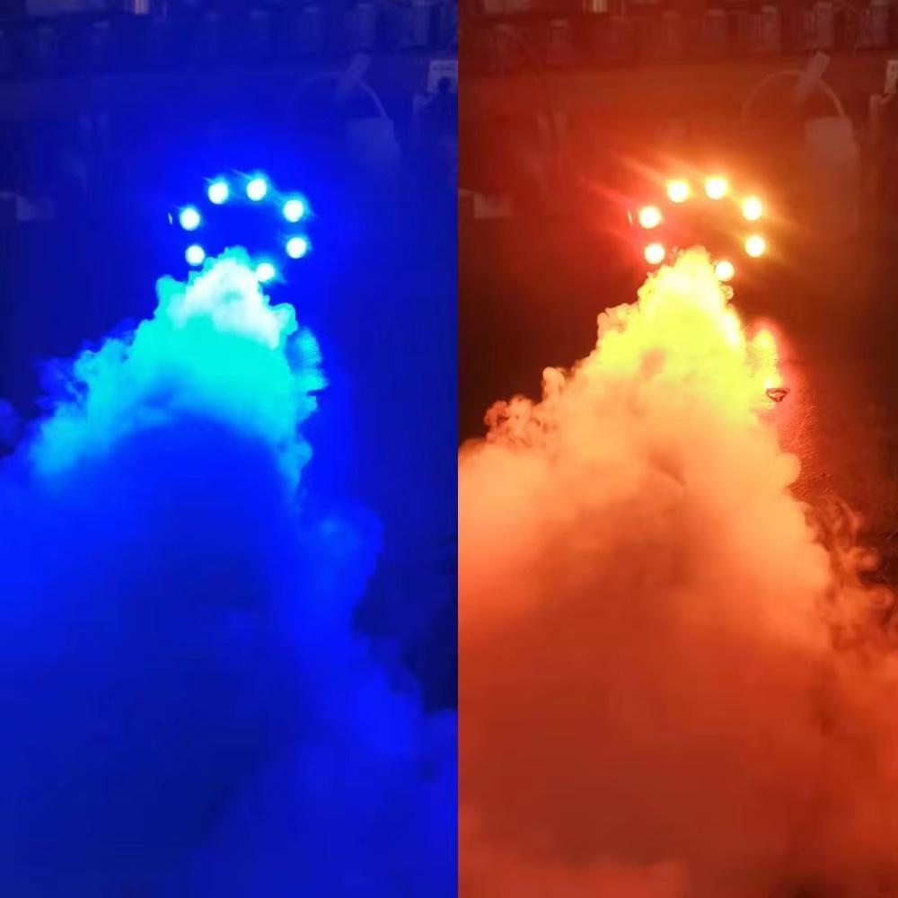 Nouvelle machine à fumée de 1000 W avec 18 x 5 W RGBWAUV, Enlèvement ou Envoi, Neuf, Lumières, Commande sonore