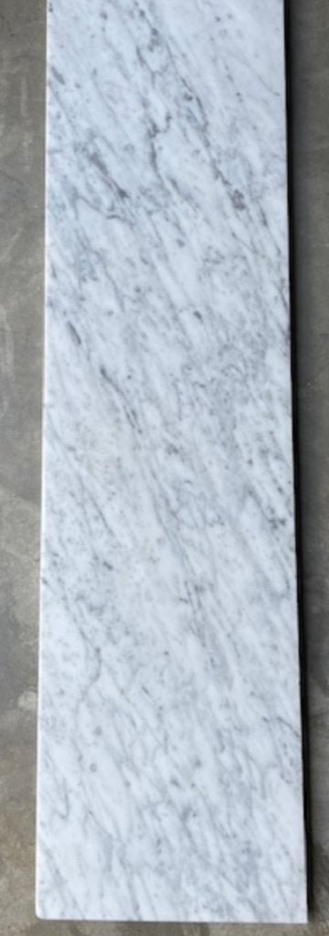 Marmeren tablet uit Carrara Wit: 106cm x 27cm x 2cm, Ophalen, Gebruikt, Overige materialen, 20 tot 50 mm