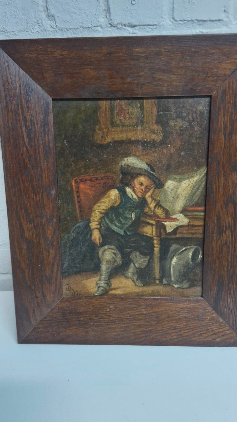 ancienne cadre de décoration en bonne état, Enlèvement ou Envoi