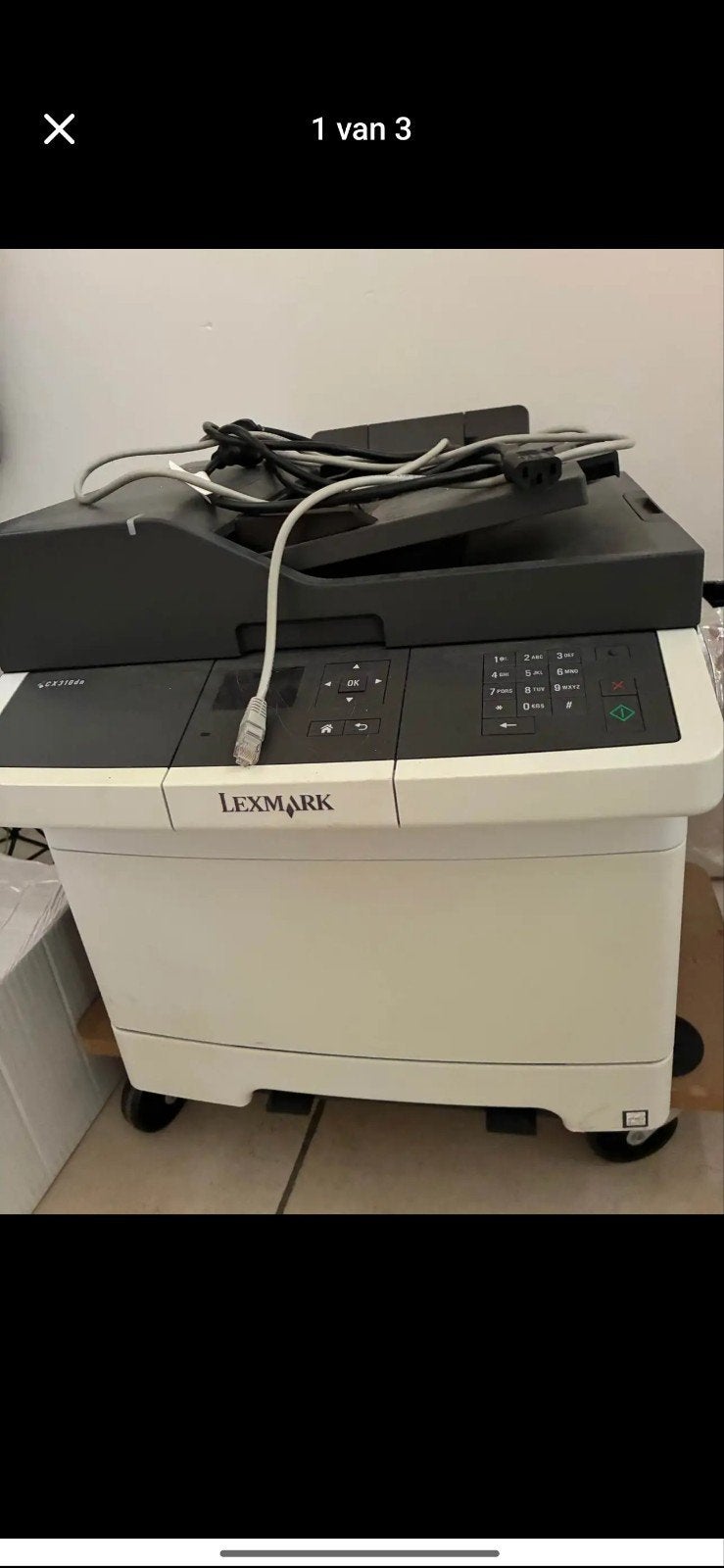 Lexmark CX310dn printer, Enlèvement, Scannez, Imprimante