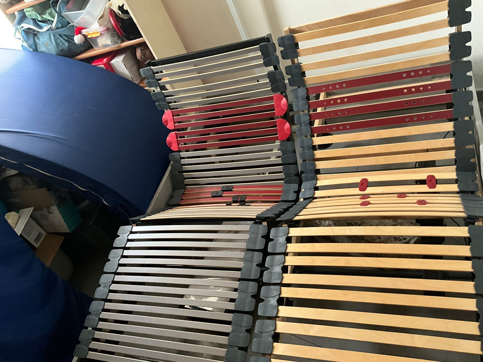 Bed van 1m60, elektrische boxsprings, medische matrassen, Ophalen, Gebruikt, Tweepersoons, 200 cm