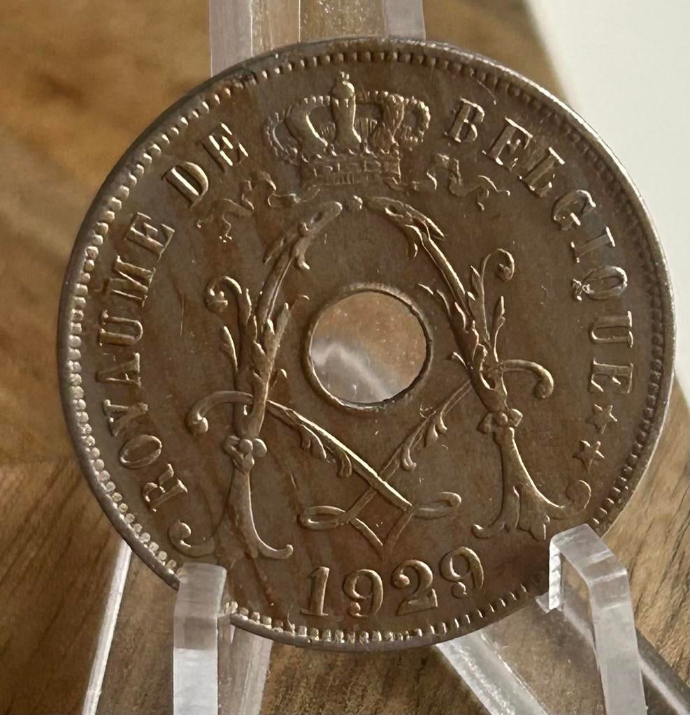 25 cents 1929, patine arc-en-ciel française, Enlèvement ou Envoi