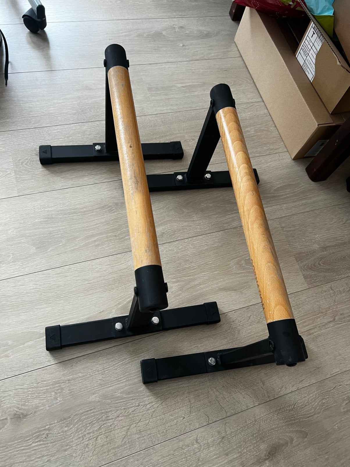 gornation parallettes high pro, Sports & Fitness, Gymnastique, Enlèvement, Utilisé, Matériel