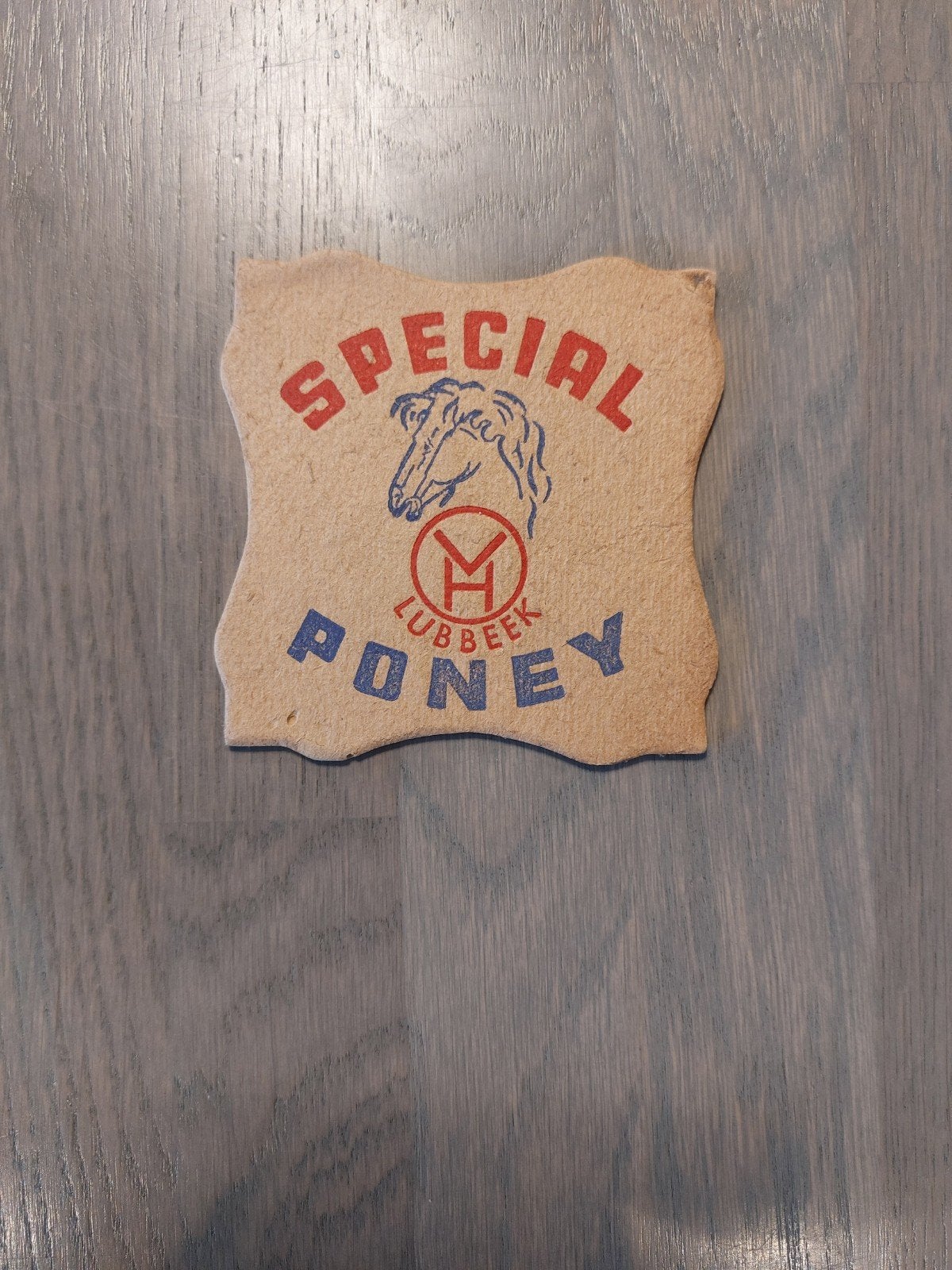 oud bierviltje Poney Lubbeek, Collections, Enlèvement ou Envoi