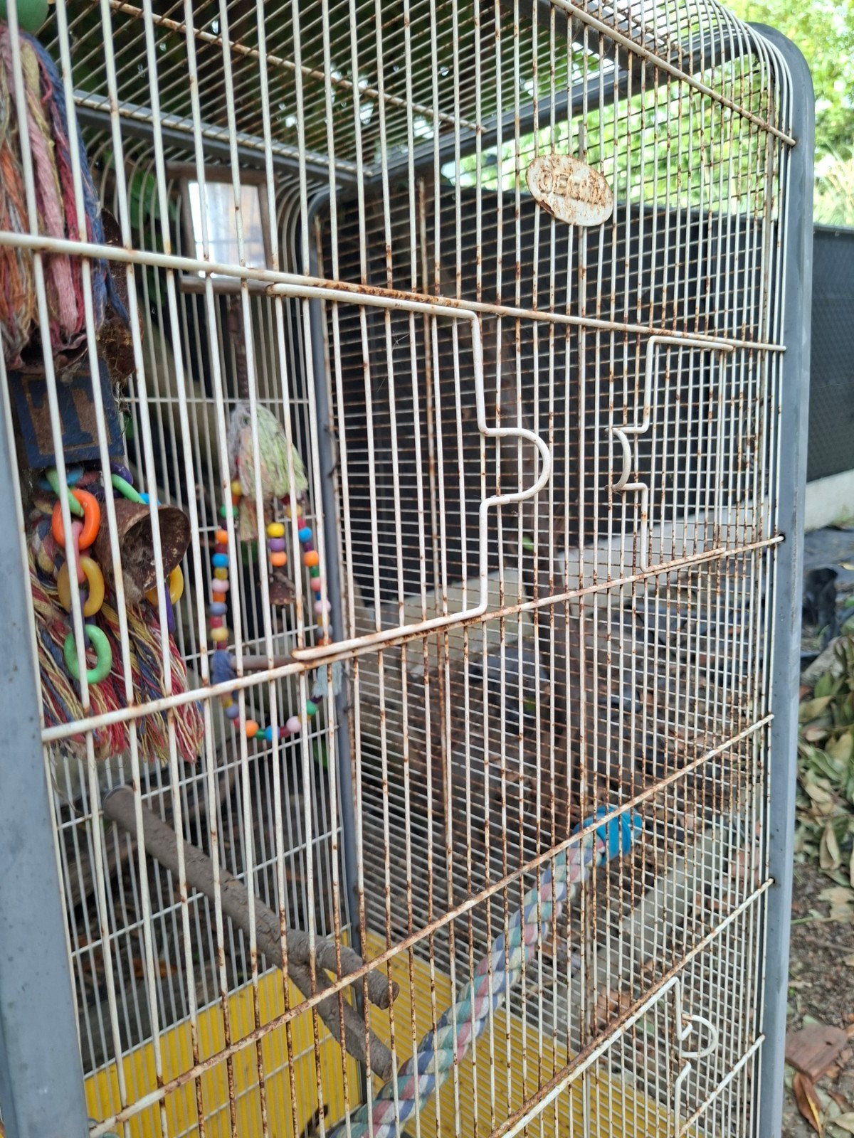 Praktische vogelkooi, Dieren en Toebehoren, Ophalen, Gebruikt, Vogelkooi