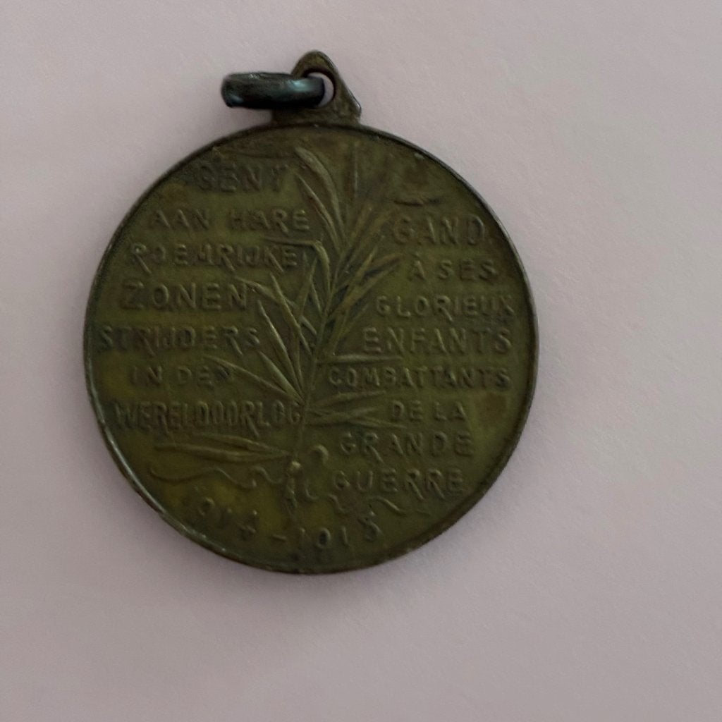 Medaille Stad Gent 1914-1918, Ophalen of Verzenden, Overige typen
