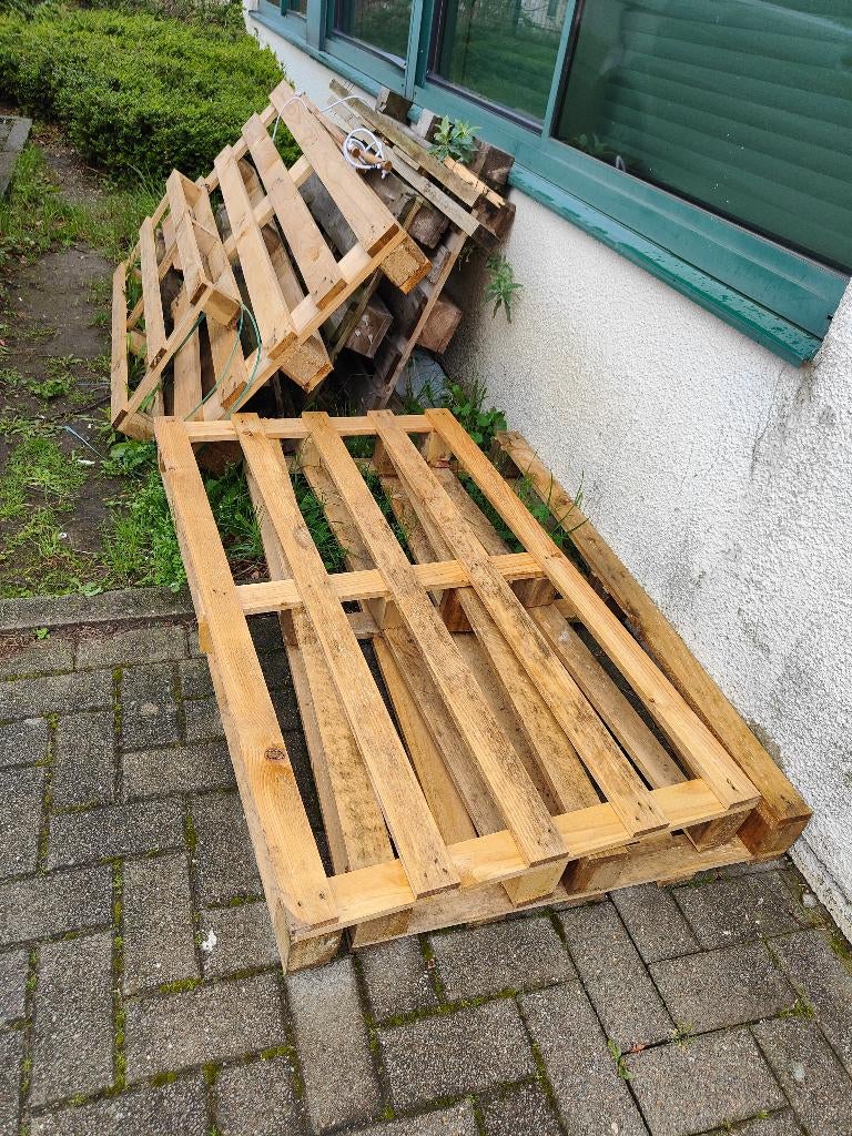 Palettes à venir chercher, Bricolage & Construction, Bois & Planches, Utilisé, Palette, Enlèvement