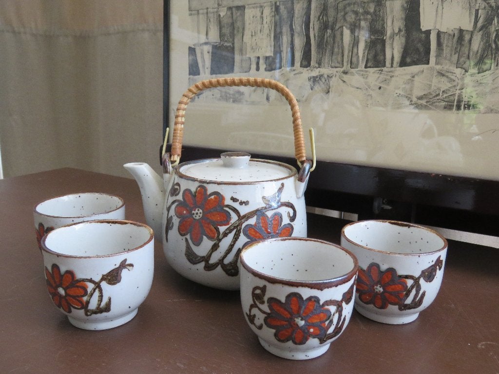 Service à thé japonais en céramique, style Otagiri,  1970, Enlèvement ou Envoi