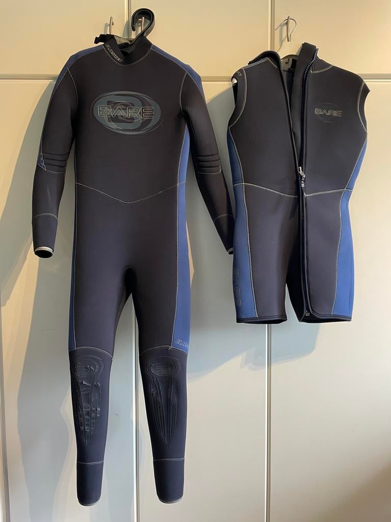 Pak en overpak Bare Elastek maat ML, Watersport en Boten, Ophalen of Verzenden, Gebruikt, Duikpak
