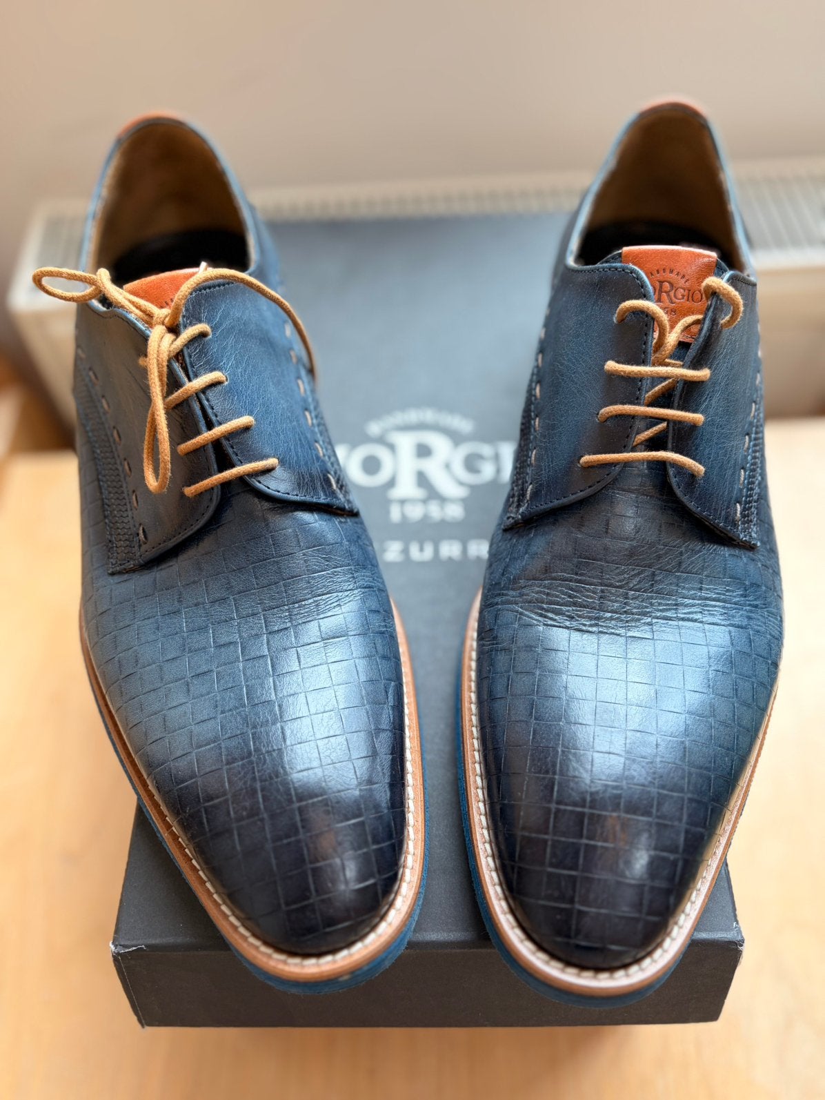 Giorgio Azzurro, Vêtements | Hommes, Chaussures, Chaussures à lacets, Comme neuf, Enlèvement, Bleu