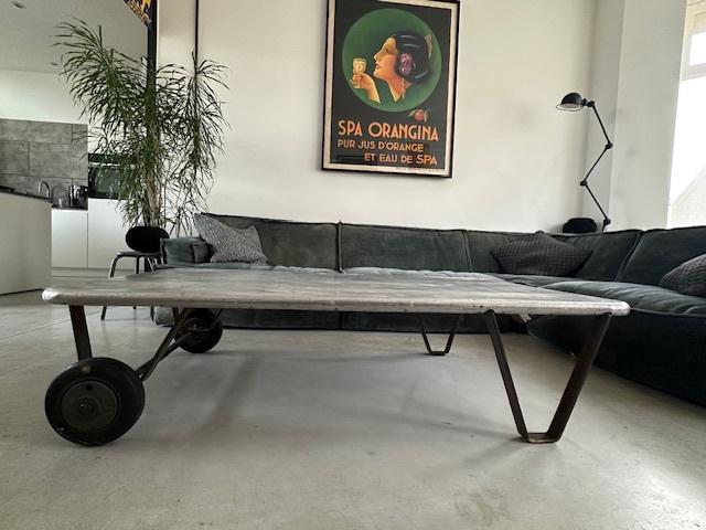 oude antieke salontafel tafel vintage, Enlèvement ou Envoi