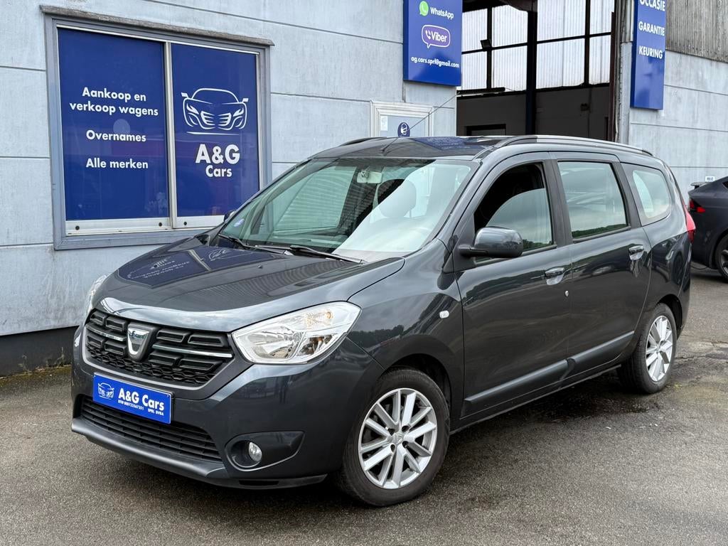 Dacia Lodgy 1.2i 2017 81.928km 5pl 12Mois Garantie, Autos, 1197 cm³, Argent ou Gris, Euro 6, Entreprise