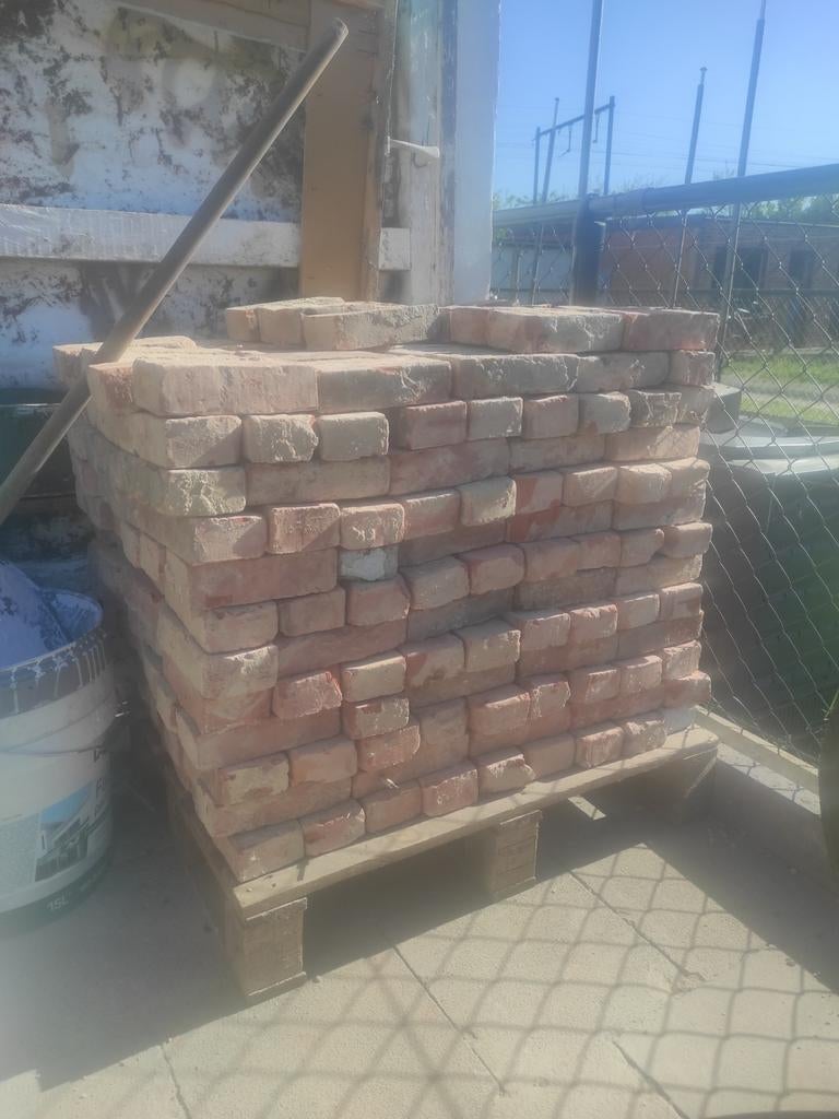 Bakstenen gekuist 340 stuks, Doe-het-zelf en Bouw, Metselstenen, Ophalen, Bakstenen