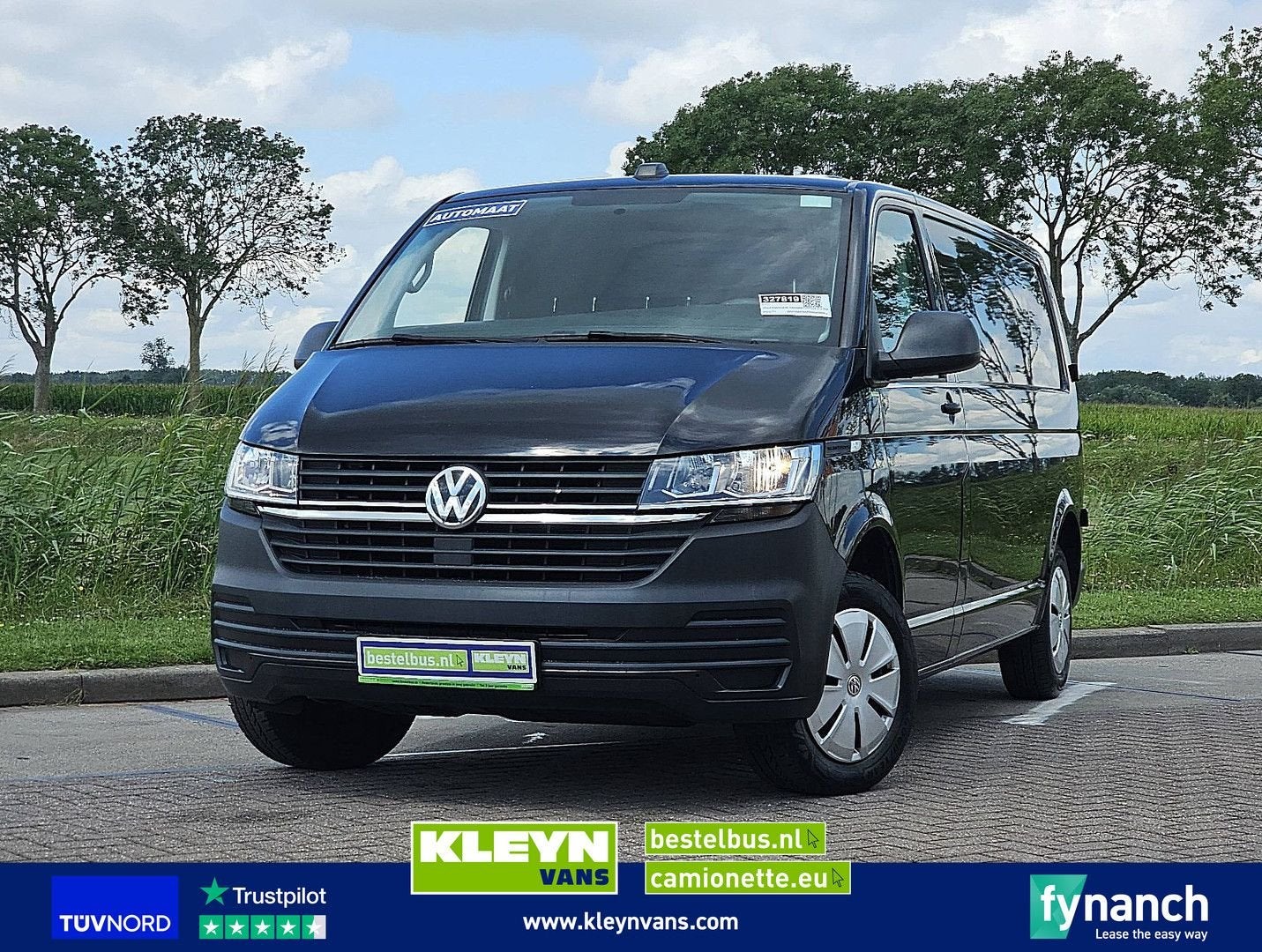 Volkswagen TRANSPORTER 2.0 TDI ac automaat EURO6, Auto's, Automaat, Zwart, Bedrijf, Diesel