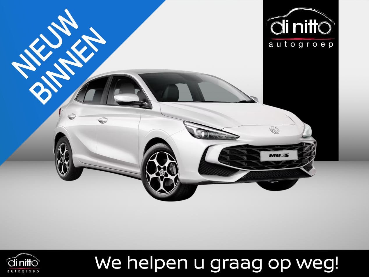 MG MG 3 1.5 Comfort, Auto's, Voorwielaandrijving, Stof, Zwart, Bedrijf