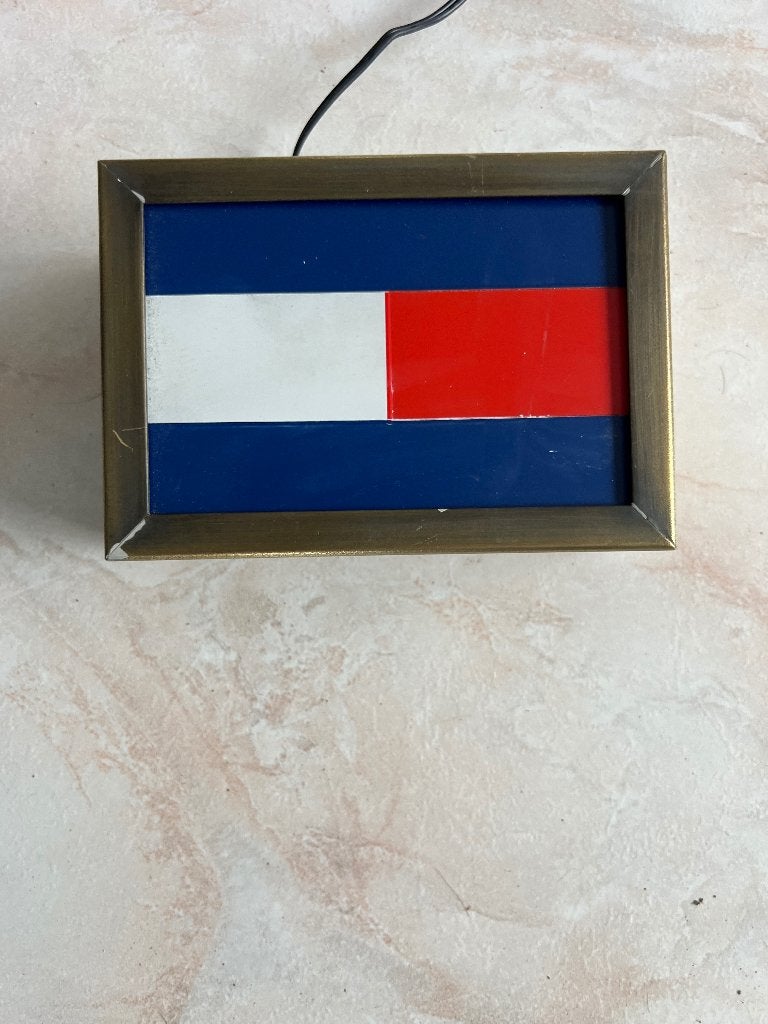 Lichtbord met Tommy Hilfiger-logo, Ophalen, Zo goed als nieuw, Lichtbak of (neon) lamp