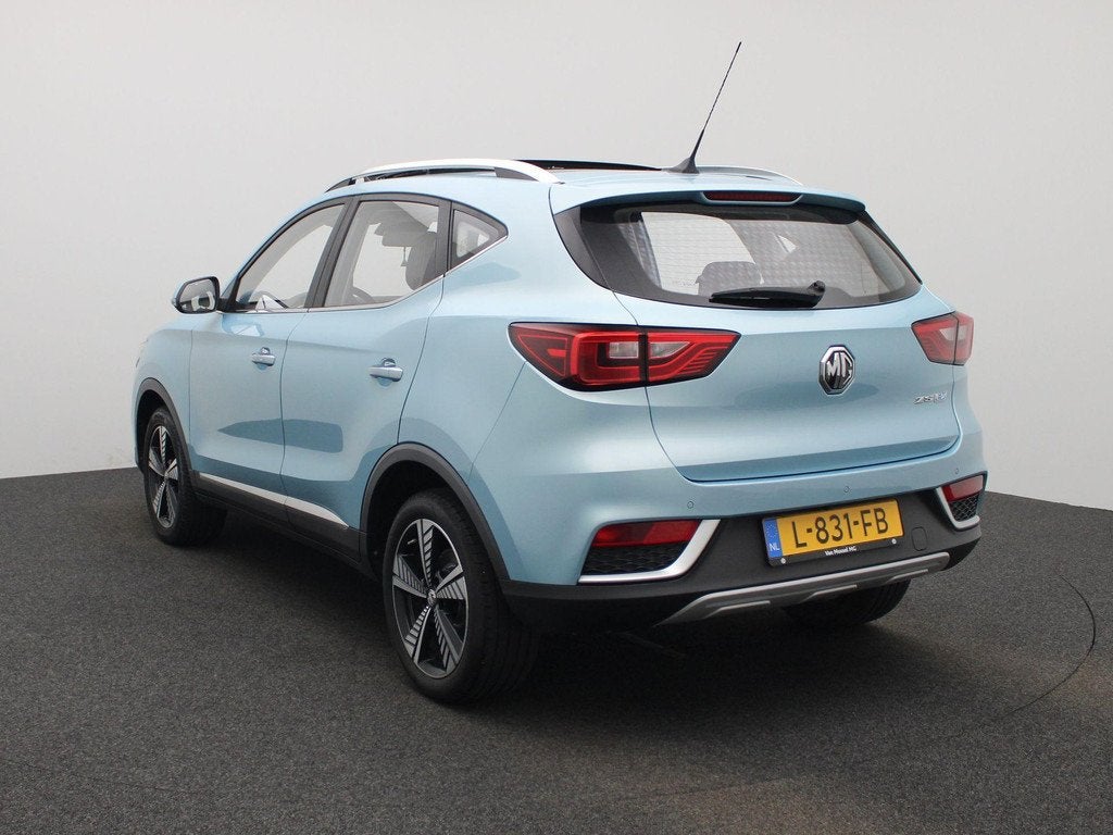 MG MG ZS EV Luxury 45 kWh PANO | LEDER | CAMERA, Auto's, MG, 45 kWh, Gebruikt, Parkeersensor, 1507 kg