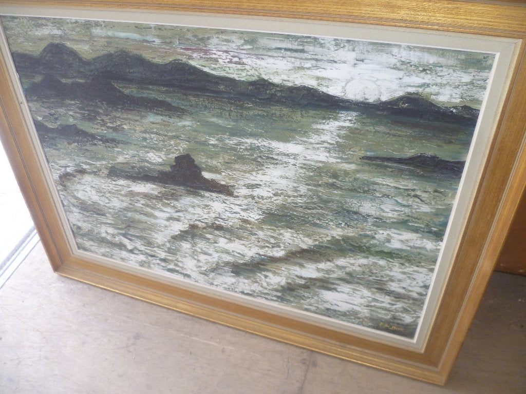 GROOTE SCHILDERIJ OP DOEK, Enlèvement