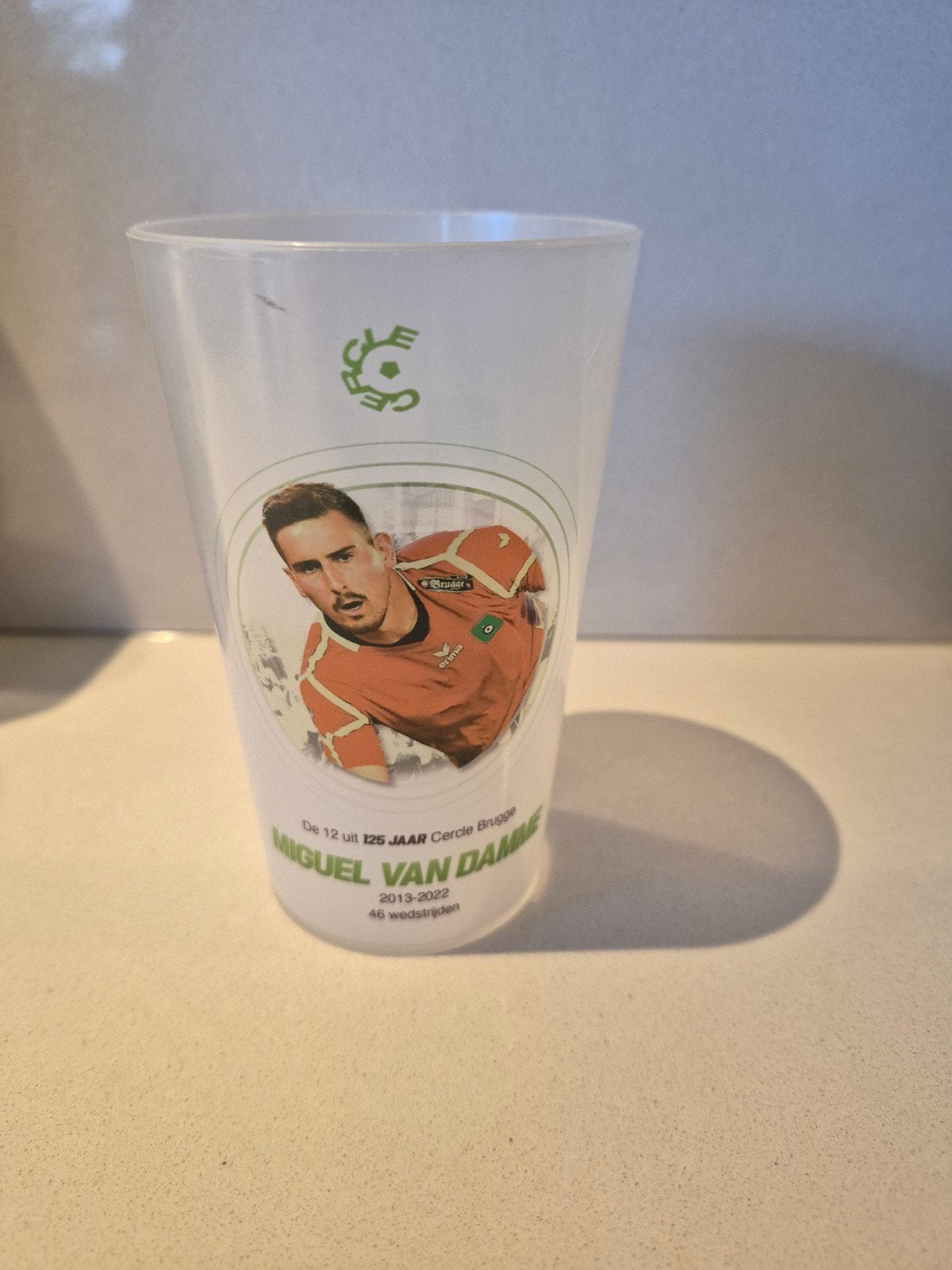 Cercle Brugge herdenkingsbeker Miguel Van Damme, Enlèvement ou Envoi, Utilisé, Autres types