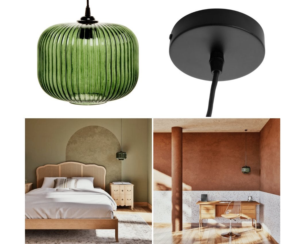 luminaire suspension Maison du monde, Maison & Meubles, Enlèvement, Neuf, Verre