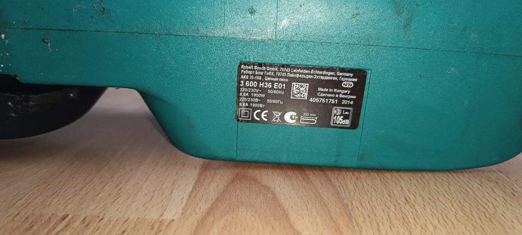 tronçonneuse bosch, Tronçonneuse, 1200 watts ou plus, 30 à 70 mm, Comme neuf