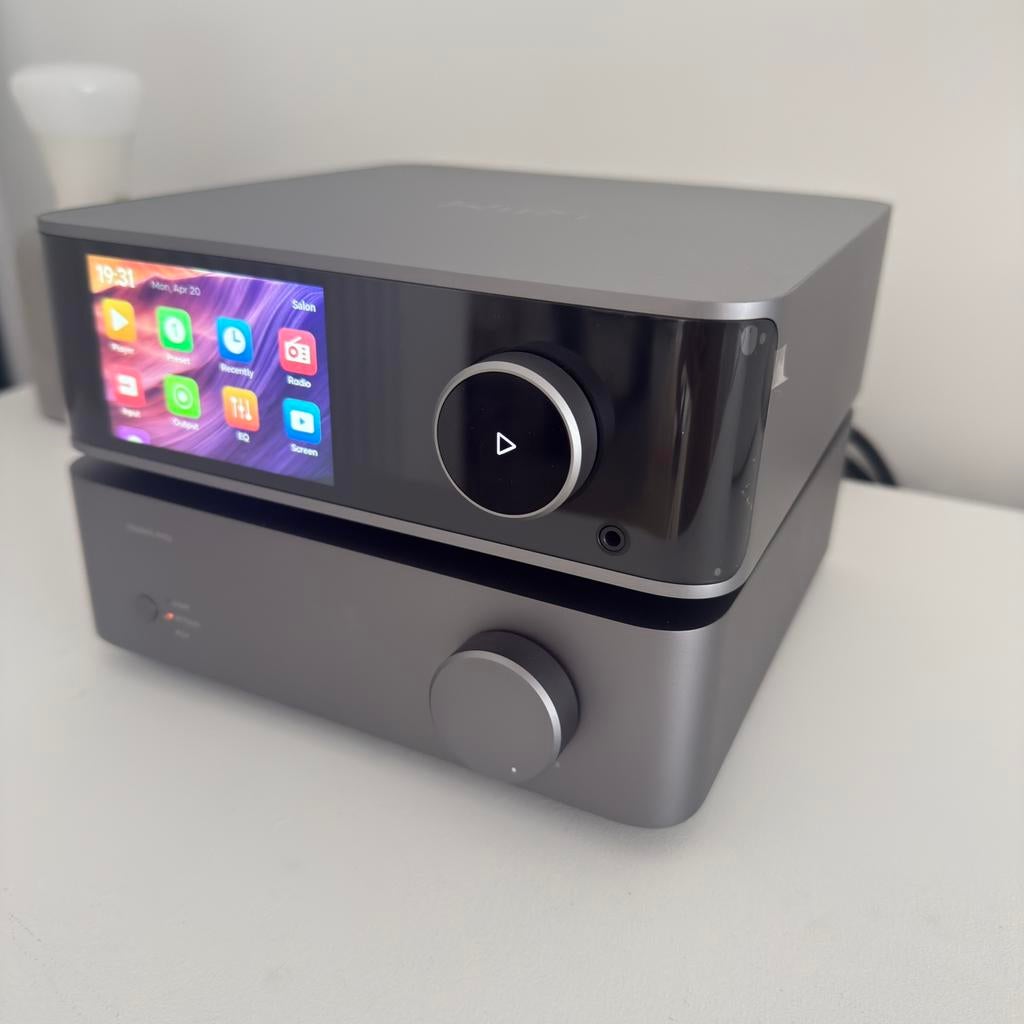 Wiim AMP vibelink + Ultra + Q Acoustics Concept 20, Audio, Tv en Foto, Ophalen, Zo goed als nieuw
