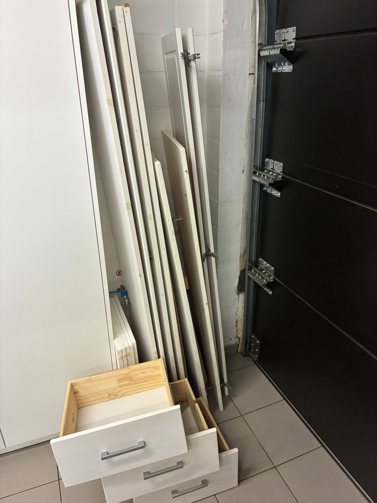 Kledingkast, Ophalen, Gebruikt, 100 tot 150 cm, Wit