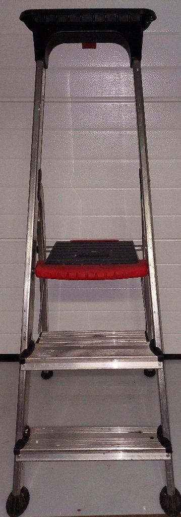 Escabeau Altrex Double Decker 3 marches - Comme neuf, top!, 2 à 4 mètres, Pliable ou rétractable/escamotable, Escalier, Comme neuf