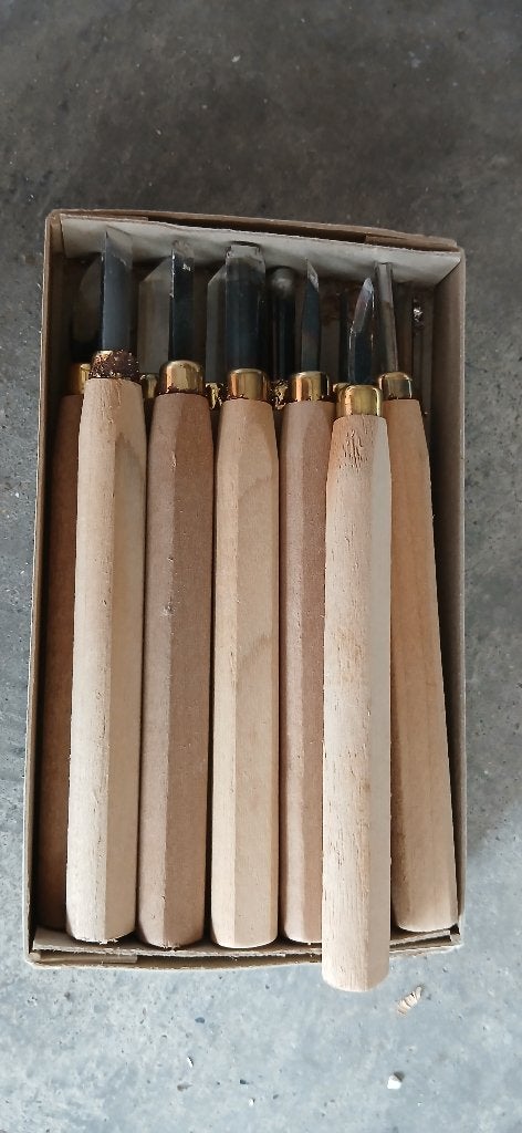 Set Houtsnijmessen, Enlèvement, Comme neuf, Autres types