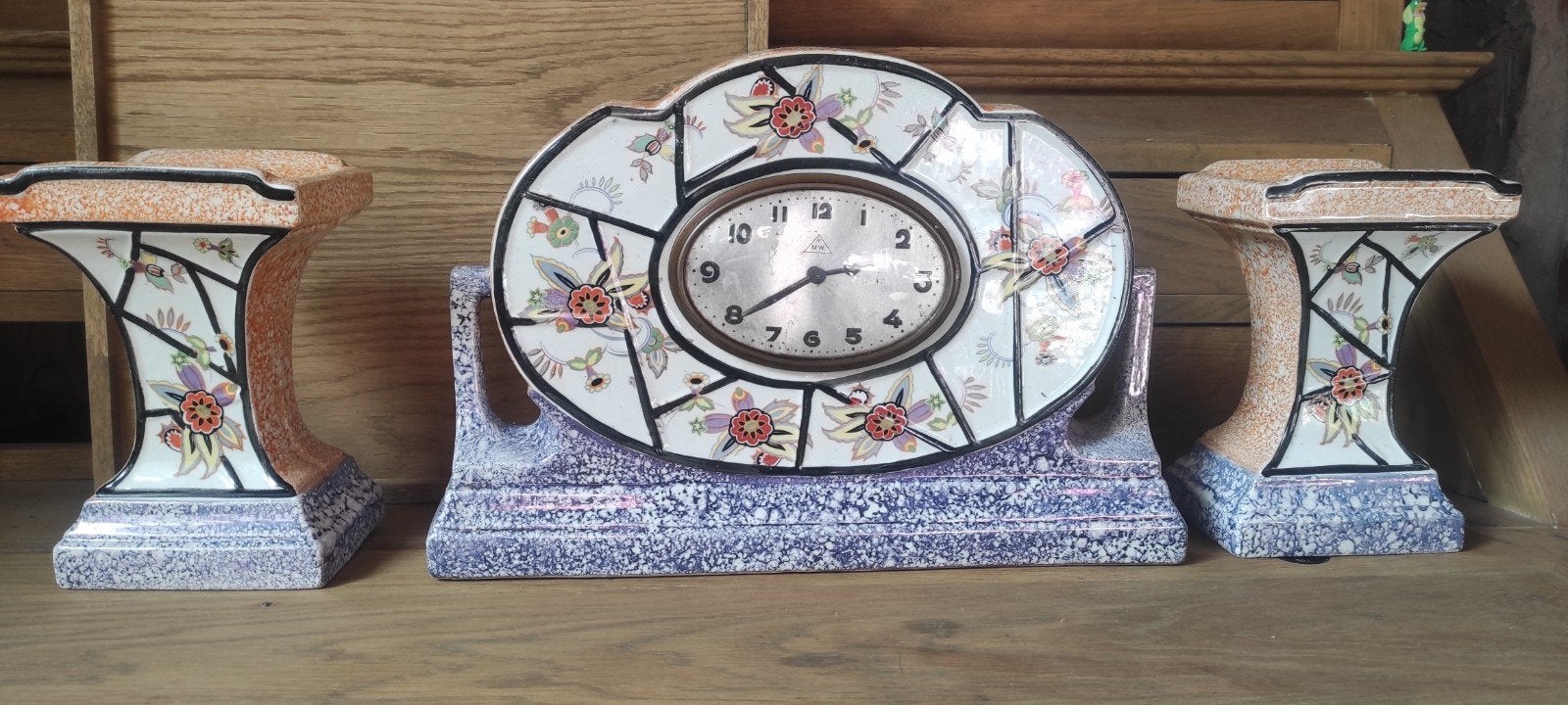 Set d'horloges Lajoliek de Wasmuel 1920 30, Antiquités & Art, Enlèvement