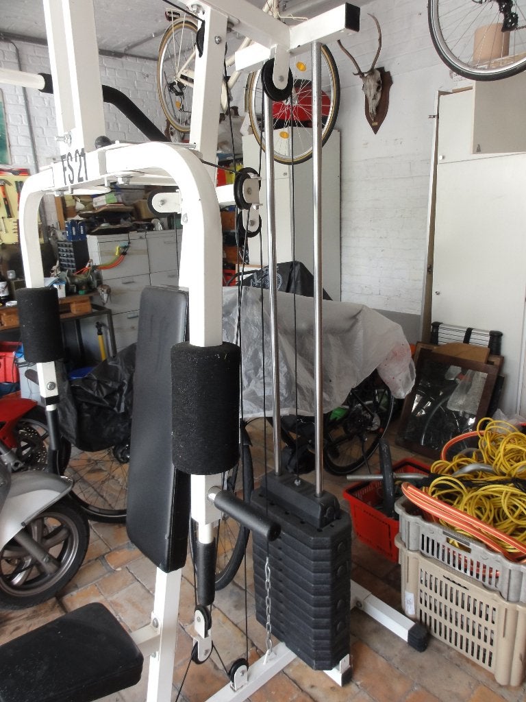 banc musculation, Sports & Fitness, Équipement de fitness, Enlèvement, Comme neuf, Bras, Banc d'exercice