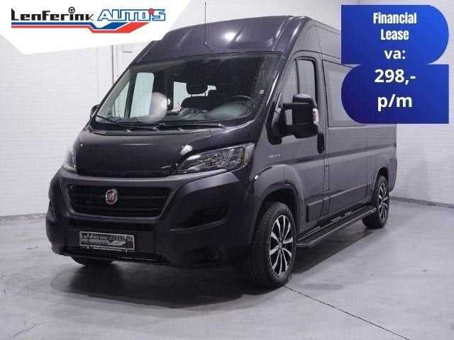 Fiat Ducato 2.3 MultiJet 120 pk Dubbel Cabine L2H2 Navi Came, Zwart, Bedrijf, Cruise Control, 231 g/km