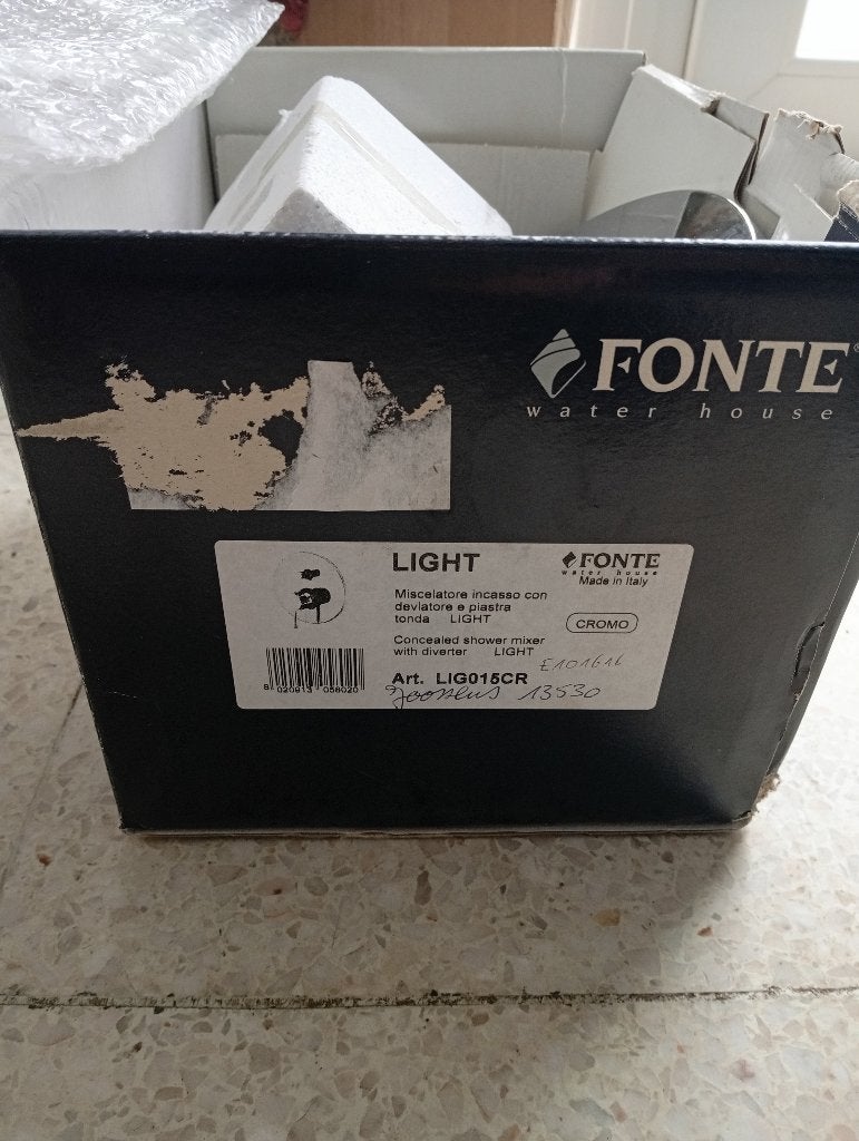 fonte douce inbouw mengkraan, Ophalen of Verzenden, Nieuw, Koper, Douche